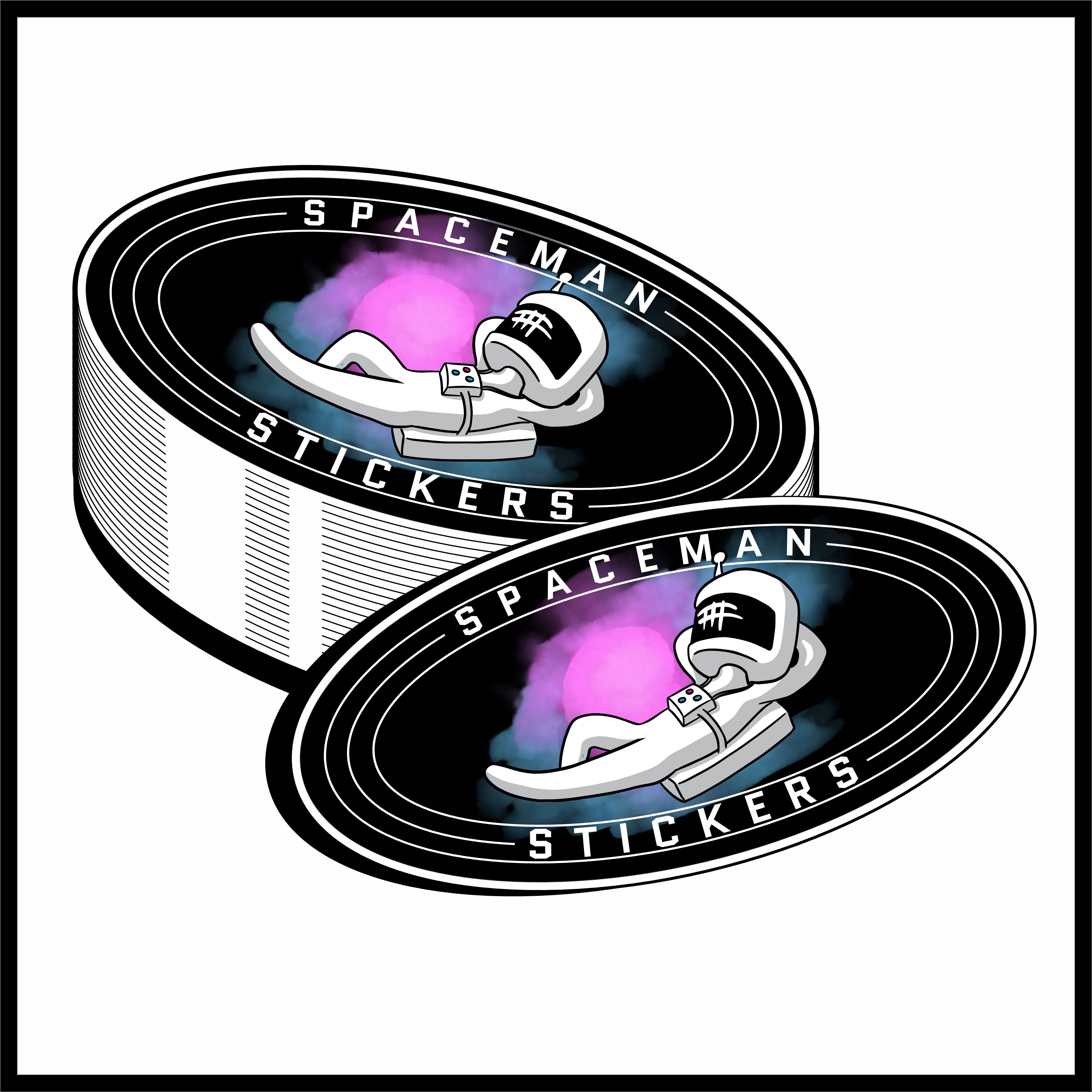 Spaceman Stickers