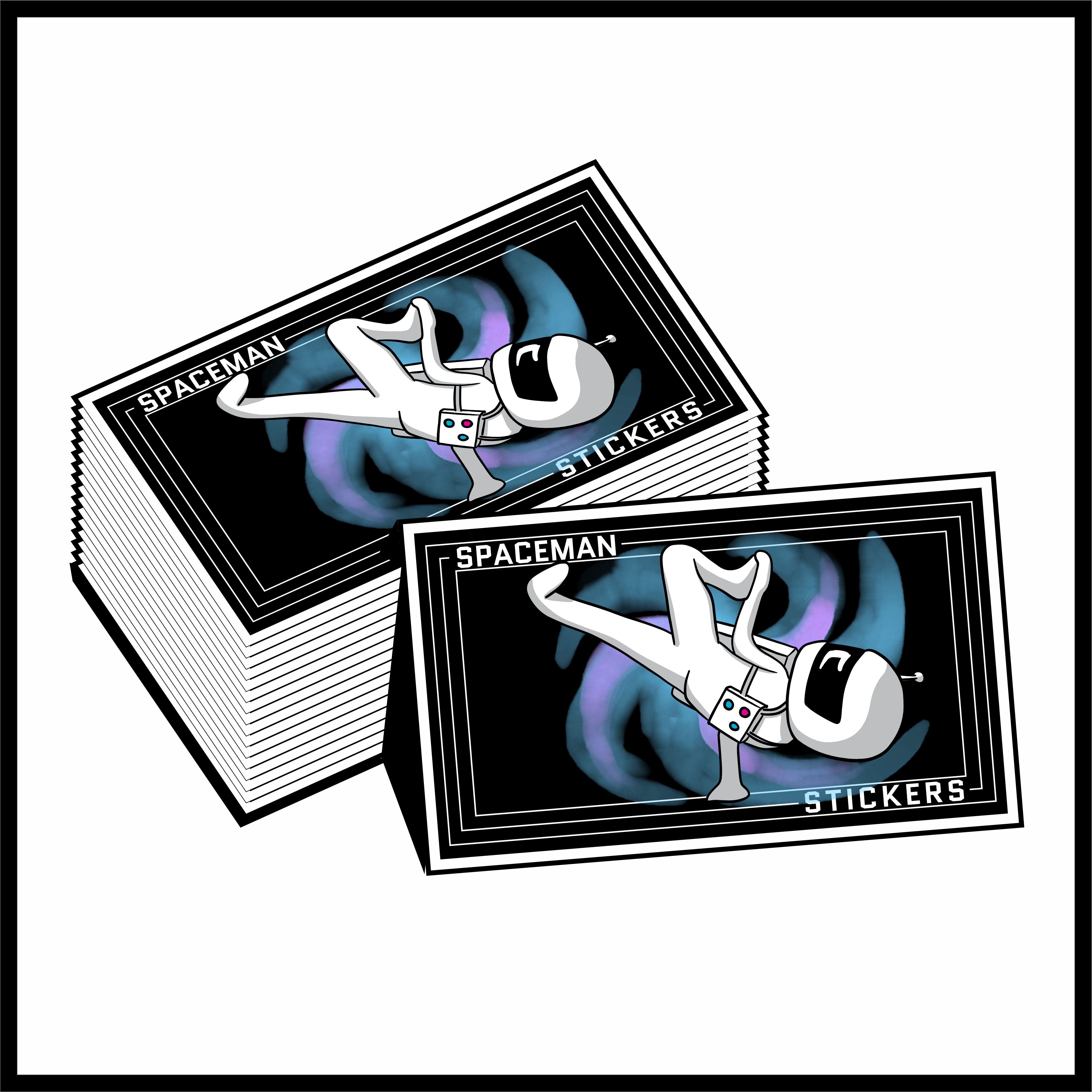 Spaceman Stickers