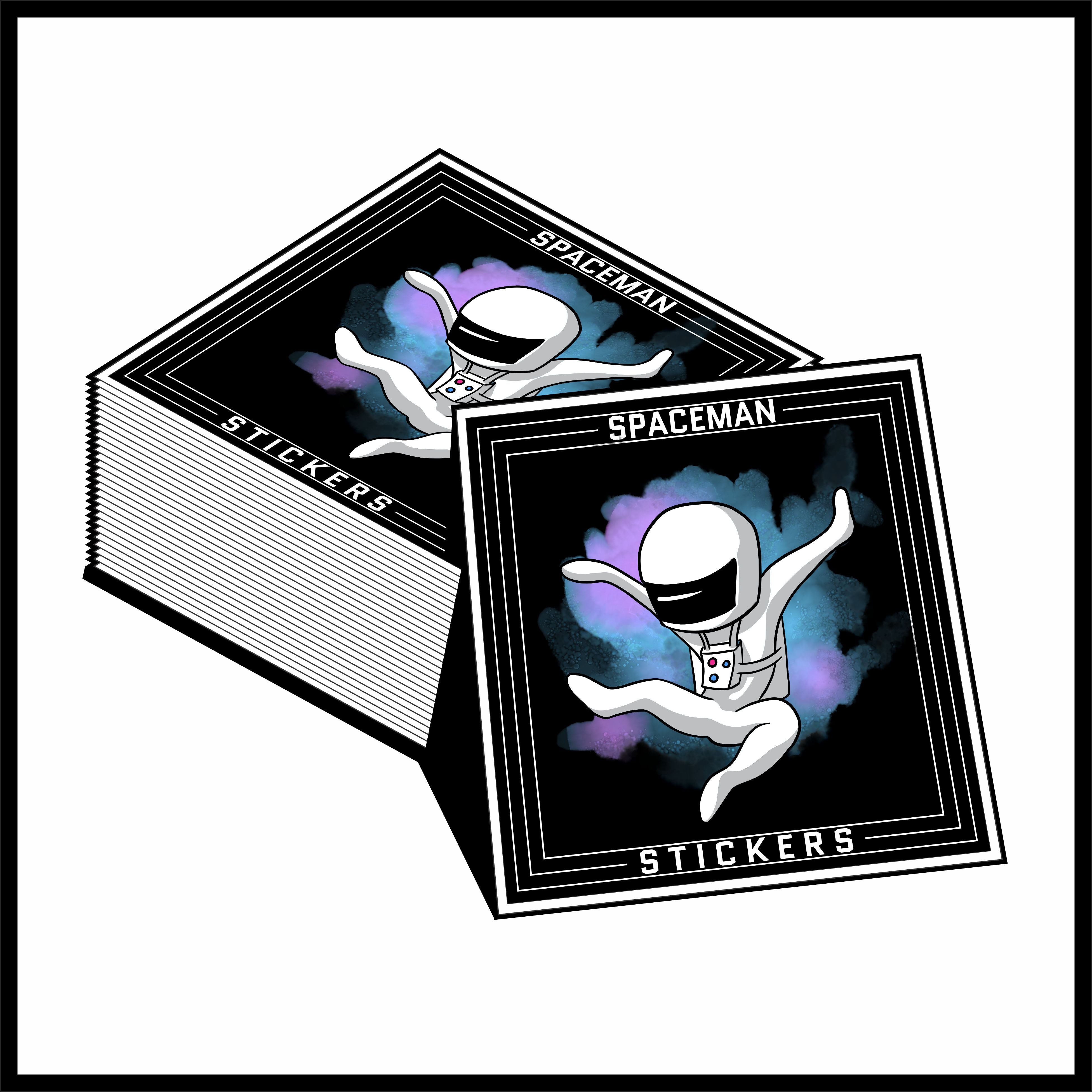 Spaceman Stickers